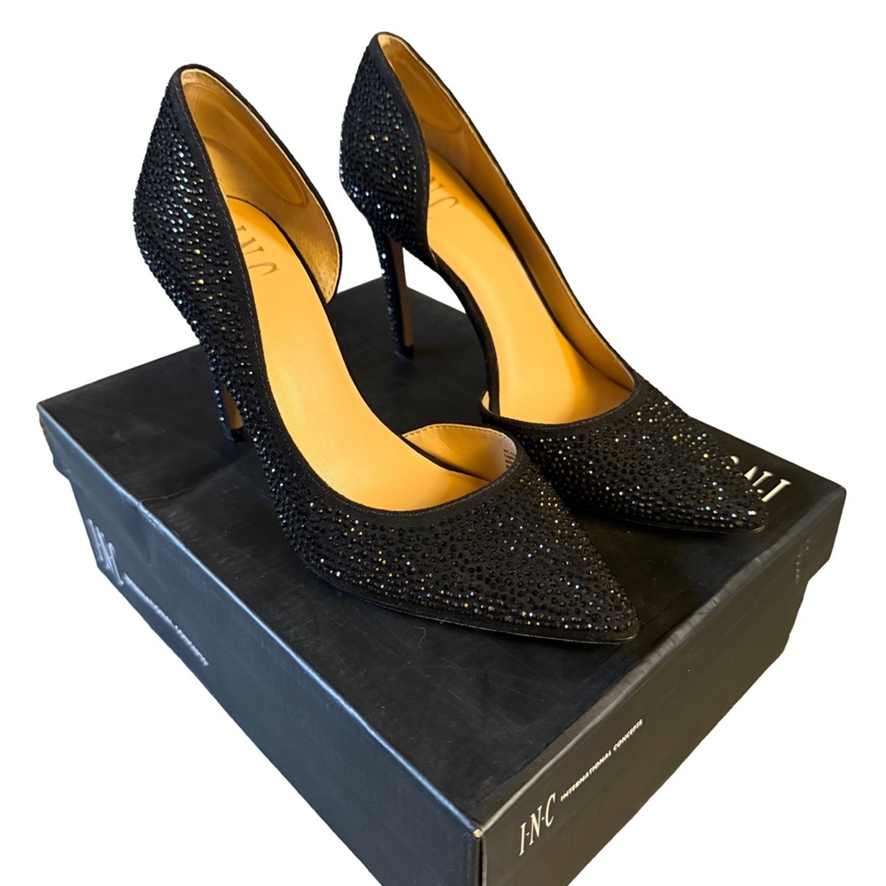 INC Women's Kenjay d'Orsay Pumps Black size 5